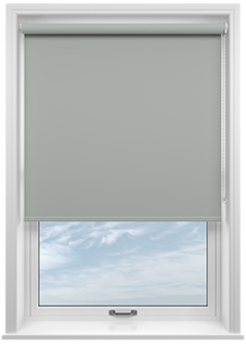 Trinity (FR Blackout), Heron Grey - Twist&Fit Roller Blind